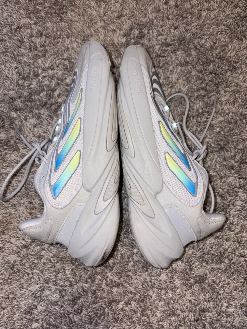 Adidas Ozelia Sneakers Women’s Size 7.5 Gray Mint Blue Chunky Dad Shoes - Picture 4 of 8